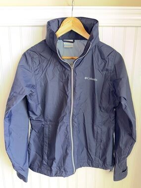Columbia Women's Slate Blue Packable Windbreaker Jacket